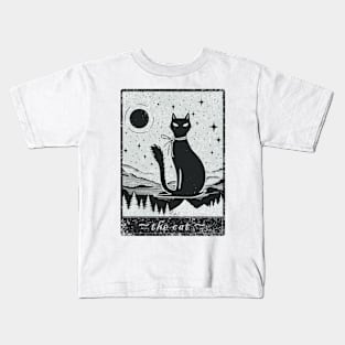 Tarot Card The Cat Kids T-Shirt